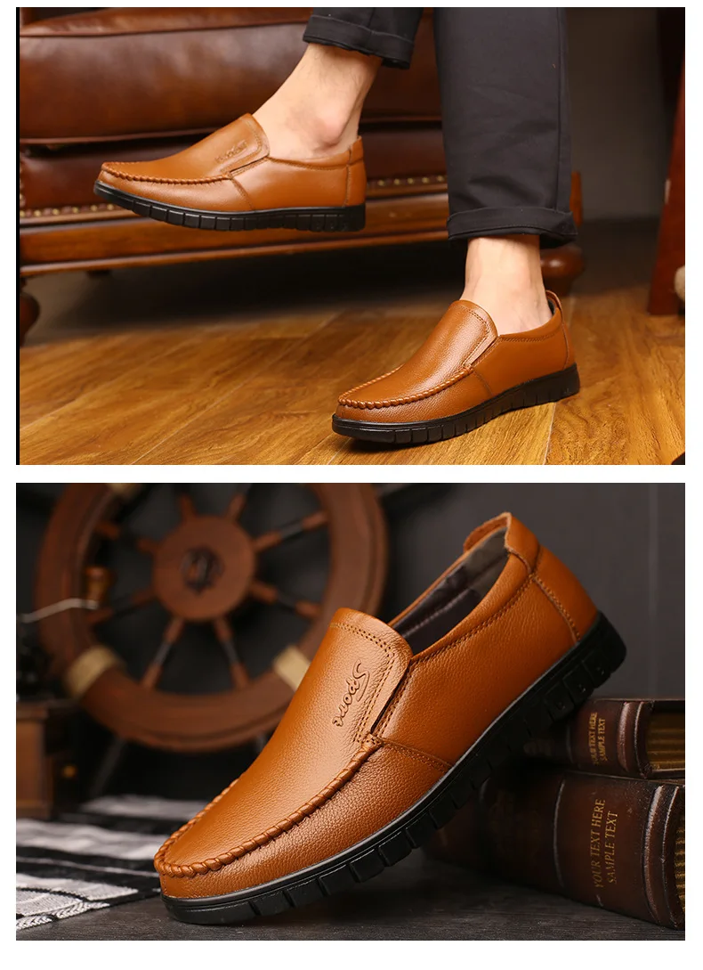 Роскошная брендовая кожаная мужская деловая модельная обувь черного цвета с острым носком; дышащая официальная Свадебная обувь; мужские повседневные кожаные лоферы