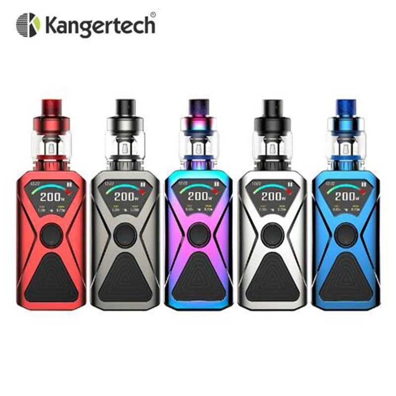 Оригинал Kanger XLUM TC Комплект 200 Вт поле MOD Vape 4,5 мл XLUM Танк NR сетки катушки NR8-OCC NiCr электронная сигарета