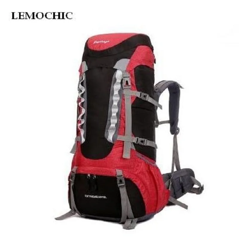 

LEMOCHIC HIGH quality new Professional waterproof Outdoor mountaineering bag 65L travel backpack shiralee luggage free shipping