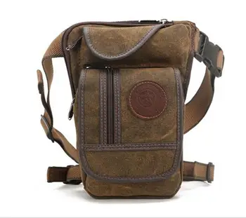 

by dhl 100pcs Canvas Hip Belt Bum Fanny Pack Waist Thigh Leg Drop Bag Military Riding Motorcycle Messenger Shoulder Bag