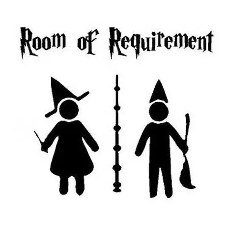 

Lavatory Door Wall Stickers Vinyl Decals Washroom Home Decoration Logo Art Accessories Walls Mural GA052