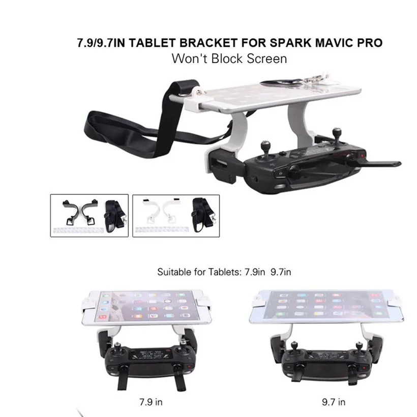 Пульт дистанционного управления расширенная поддержка держатель кронштейн для DJI Mavic Pro/DJI Spark Прямая поставка 0619
