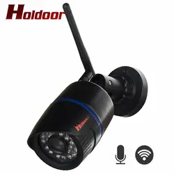 Holdoor аудио запись ip-камера Проводная Беспроводной CCTV Cam HD 1080 P Инфракрасный Ночное видение Водонепроницаемый IP65 Мощность адаптер 2,0/1,3/1MP