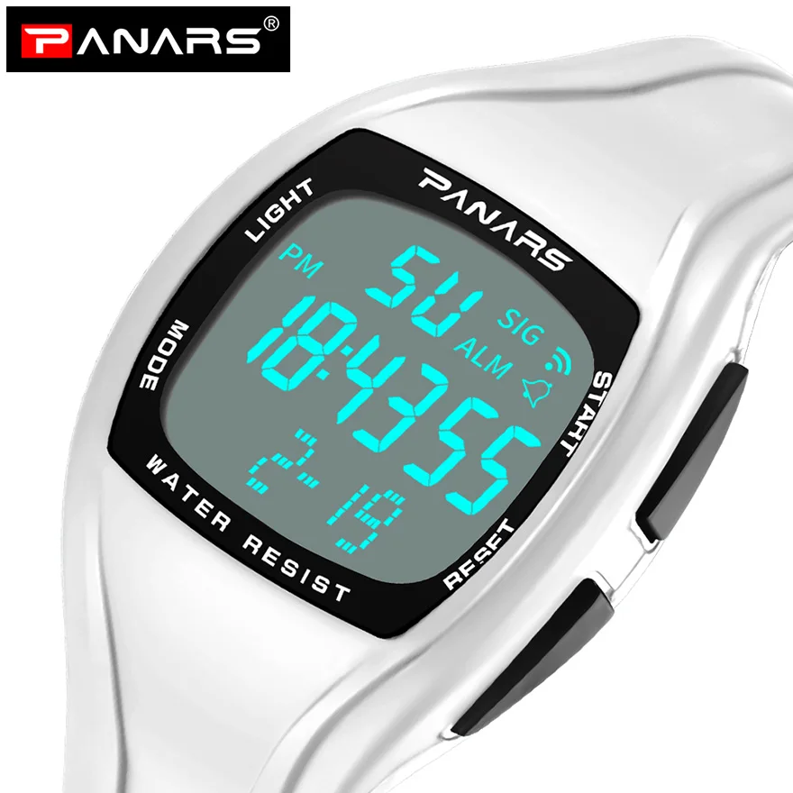 

PANARS Erkek Saat Digital Watch Relogio Masculino Men WristWatch Date Waterproof Chronograph Running Male Montres Sport Watches