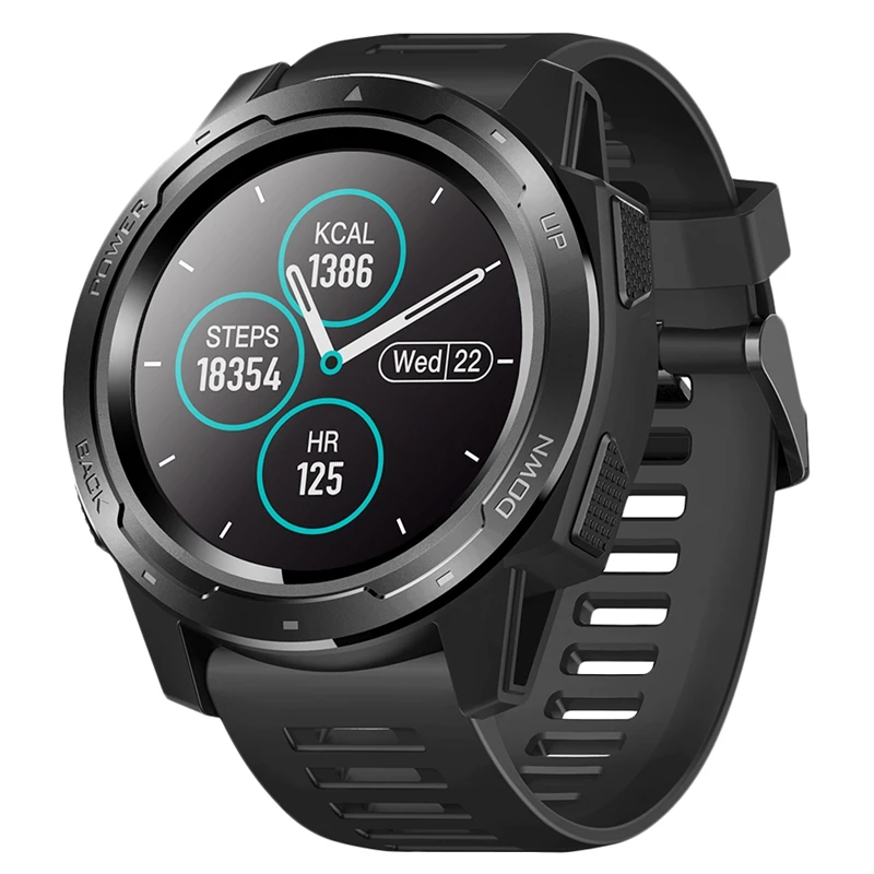 

Zeblaze Ip67 Waterproof Heart Rate Smartwatch Color Display Big Screen Multi-Sports Modes Fitness Tracker Smart Watch Men