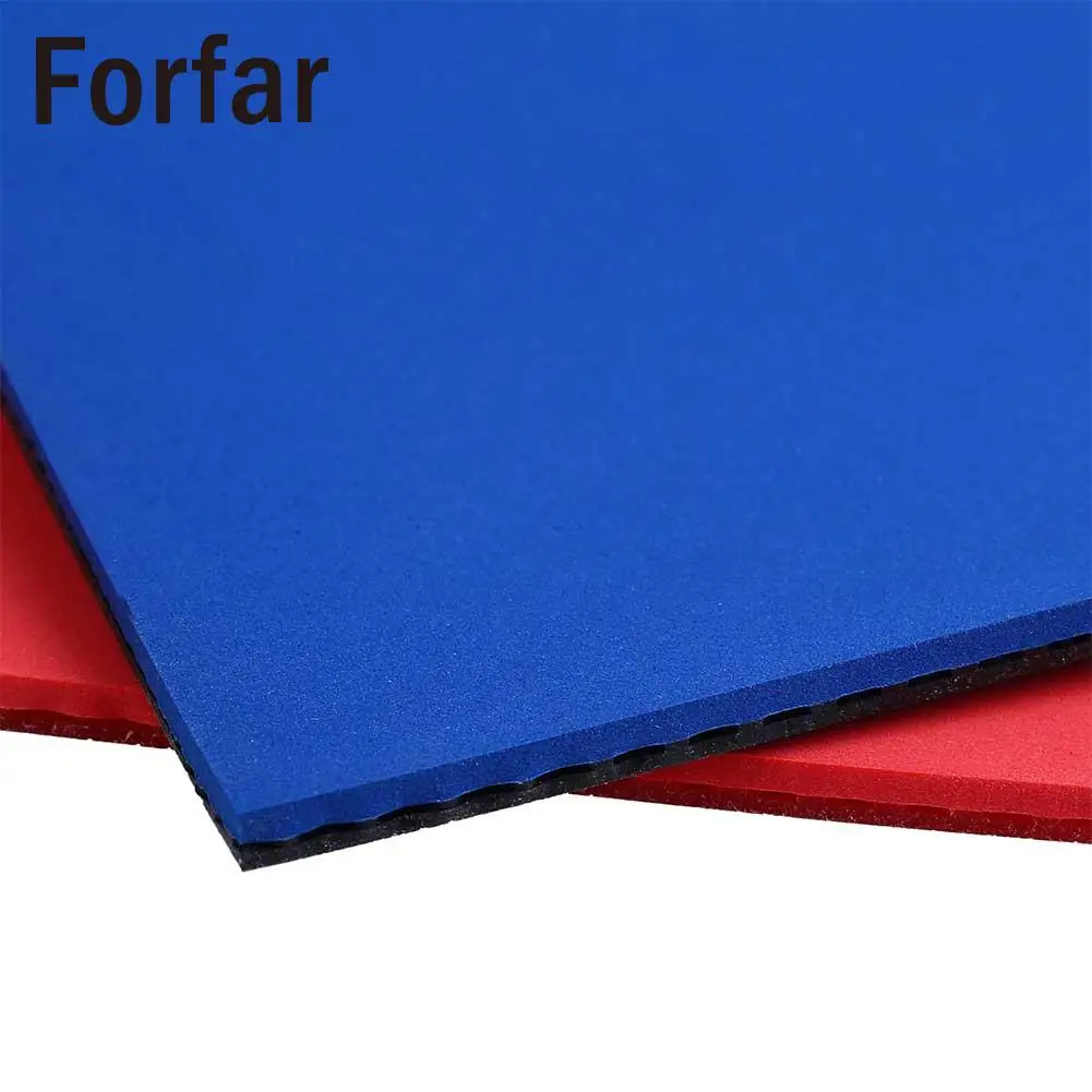 2 قطع تنس طاولة مضرب نقطة في بينغبونغ المطاط الإسفنج الأحمر/الأسود الجودة