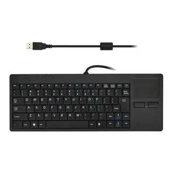 

HIPERDEAL Wired Keyboard Mouse Touchpad Keyboard with Keyboard for TV Connected Computer 18Jun08 Drop Ship F