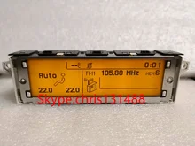 En çok satan ekran desteği USB Çift bölgeli hava Bluetooth Ekran sarı monitör 12 pin için Peugeot 307 407 408 citroen c4 C5 ekran