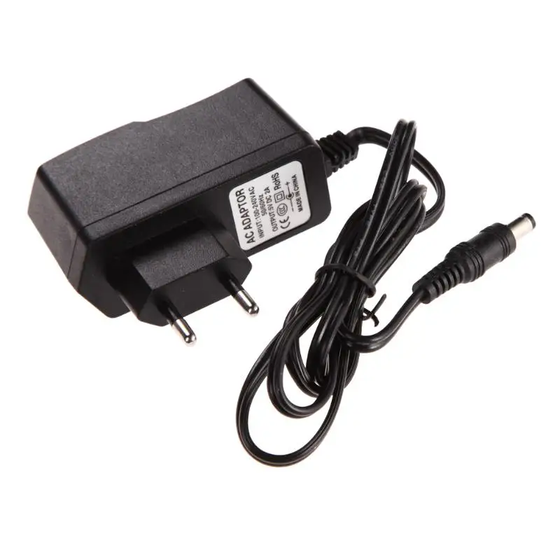 

AC 100-240V Converter Adapter Charger 5.5mm x 2.5MM 5V 2A 2000mA Adapter Charger Switching Power Supply EU Plug