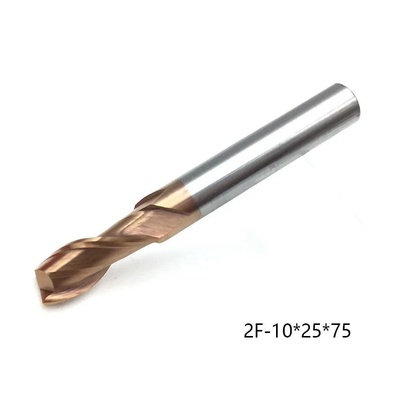 Фрезы Endmill 6 мм 8 мм 10 мм 12 мм 5 шт. HRC60 2flute твердого сплава спираль фрезы долбежные отрезной Торцевая инструмент Фрезы для чпу