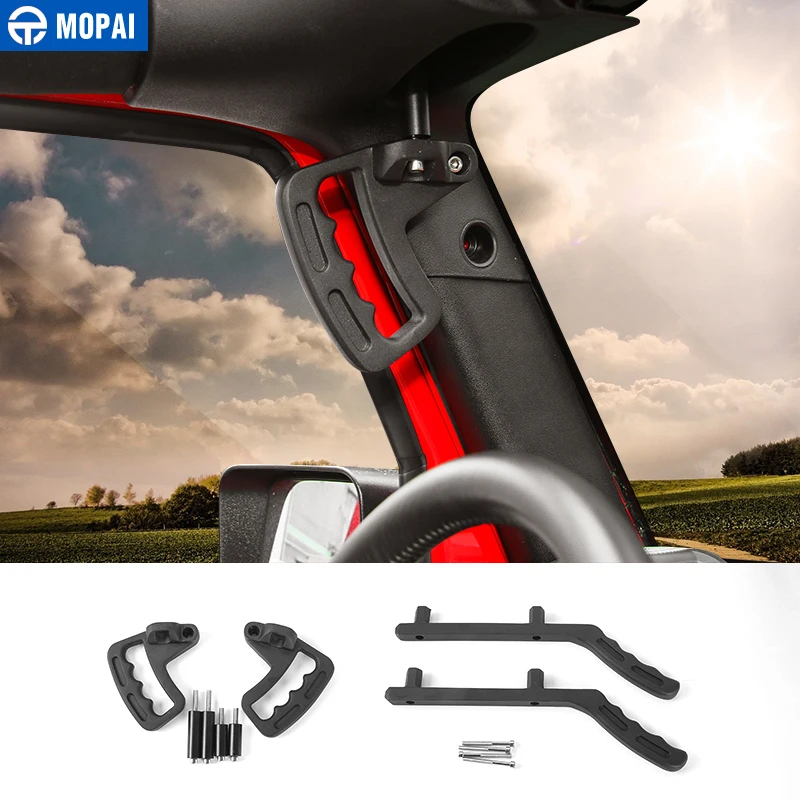 

Car Styling Top Mount Hardtop Grab Handle Bar Front Rear Interior Parts Metal For Jeep Wrangler 2007+