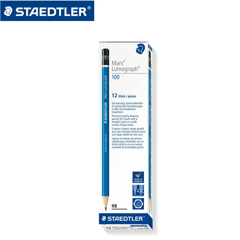 Ручной карандаш STAEDTLER Рисование черный для школы и офиса многофункциональные