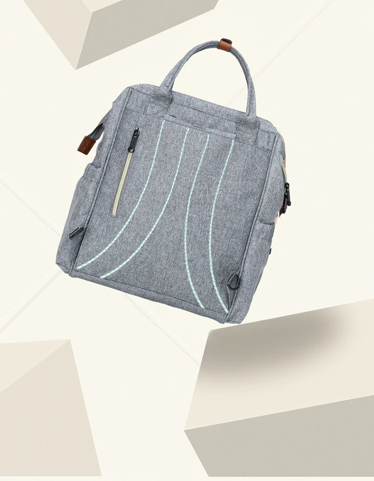 Модный многофункциональный рюкзак для мам и мам, большая Вместительная дорожная сумка для кормления, водонепроницаемый рюкзак для ухода за ребенком, новинка NA-47