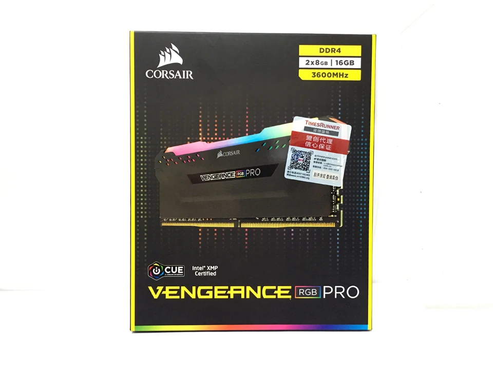 Модуль оперативной памяти CORSAIR для настольного ПК 16 ГБ 2x8 двухканальный DDR4 RGB PRO PC4