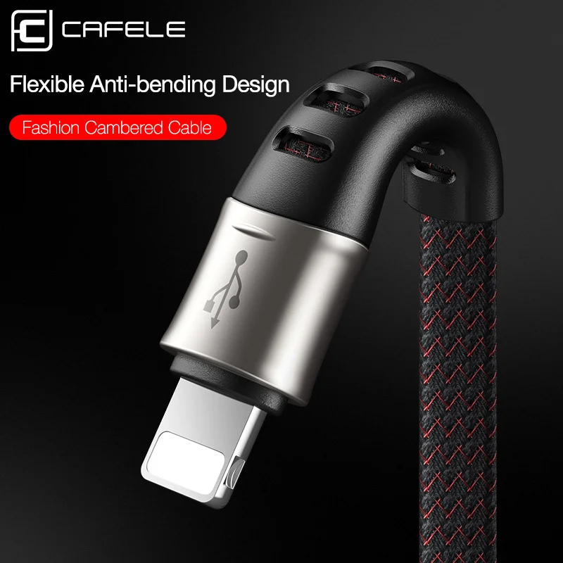 CAFELE 3 в 1 нейлоновый usb-кабель для iPhone Xr XS huawei samsung Xiaomi sony цинковый сплав 3A Micro Тип usb C зарядный кабель IOS