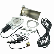 2 Inch Electric Stainless Exhaust Cutout With Manually Control With Be cut Pipe Exhaust Cut out Kit Car Complete Installations