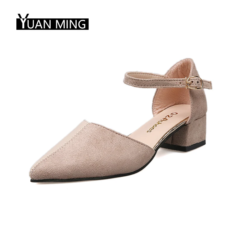 

YUANMING Women High Heels Spring Autumn Summer Women Shoes Women Sandals 2019 Fashion Female Shoes Comfortable for Women Shoes