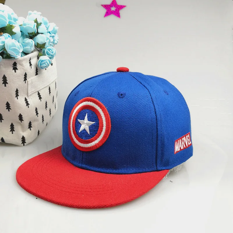 Мстители Капитан Америка весна лето Snapback кепки s Дети Бейсболка gorra marvel Регулируемая косточка Snapback Casquette шляпа