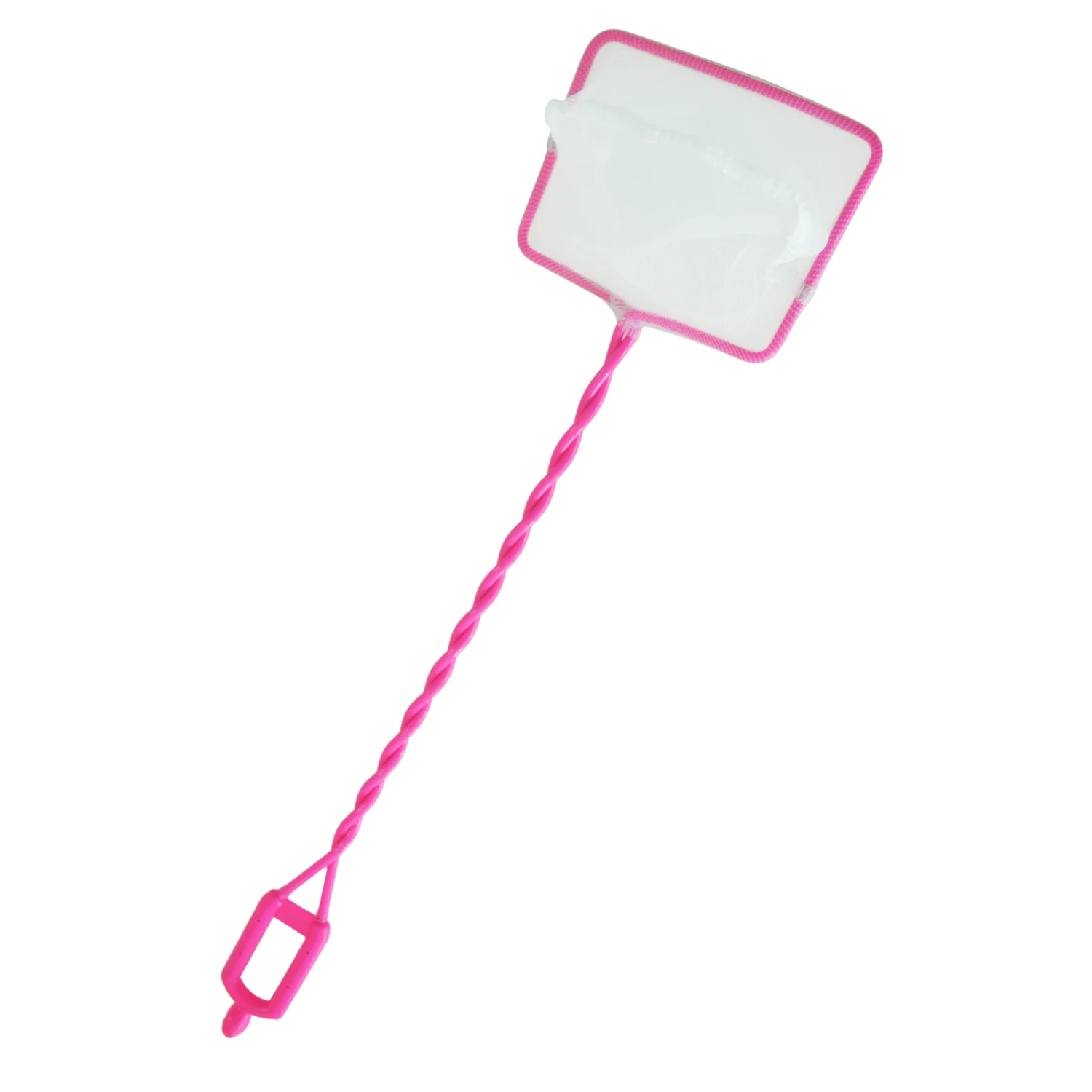 

8 Pack Children Pink Plastic Coated Metal Handle Fish Landing Net 15.6