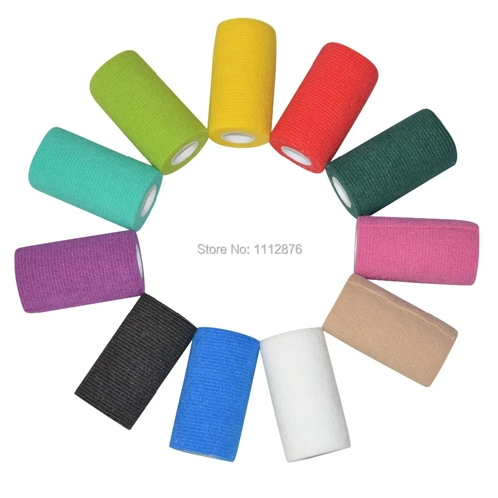 7.5cm x 4.5m Coban Elastic Self Adhesive Nonwoven Cohesive Bandage 3&quotx5yds Wrap Latex Free | Спорт и развлечения