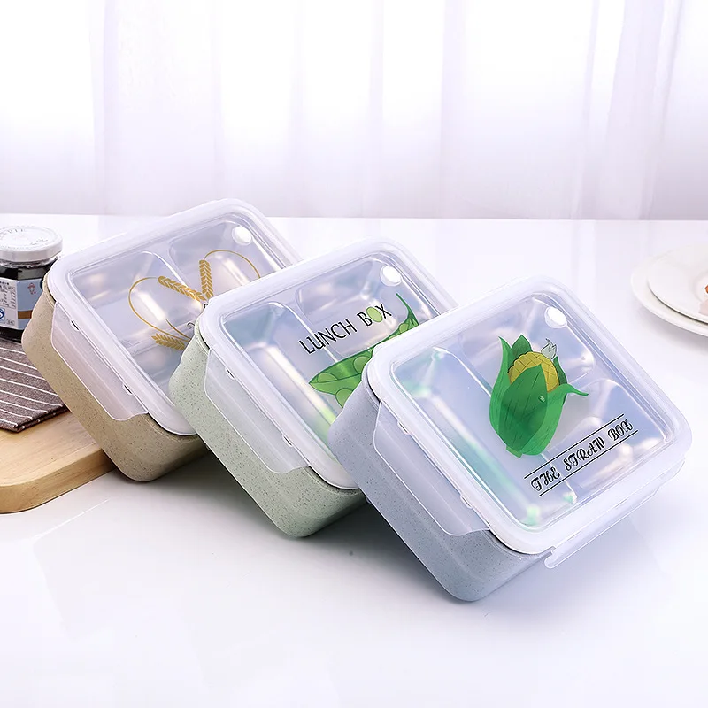 Японский стиль Ланч-бокс Bento box с отделениями из нержавеющей стали пластиковый контейнер для еды ланчбокс для еды стиль