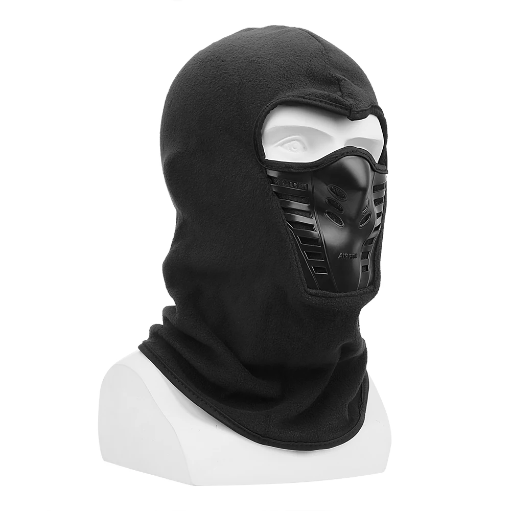 

Motorcycle Face Mask Black Men Warm Thermal For Ski Bike Motorcycle Face Neck Warmer Helmet Hat Winter Windproof Hiking Cap