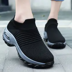Akexiya/2019 г. летние дышащие женские кроссовки, здоровая прогулочная обувь, сетчатая спортивная обувь для бега, удобная Легкая женская обувь на