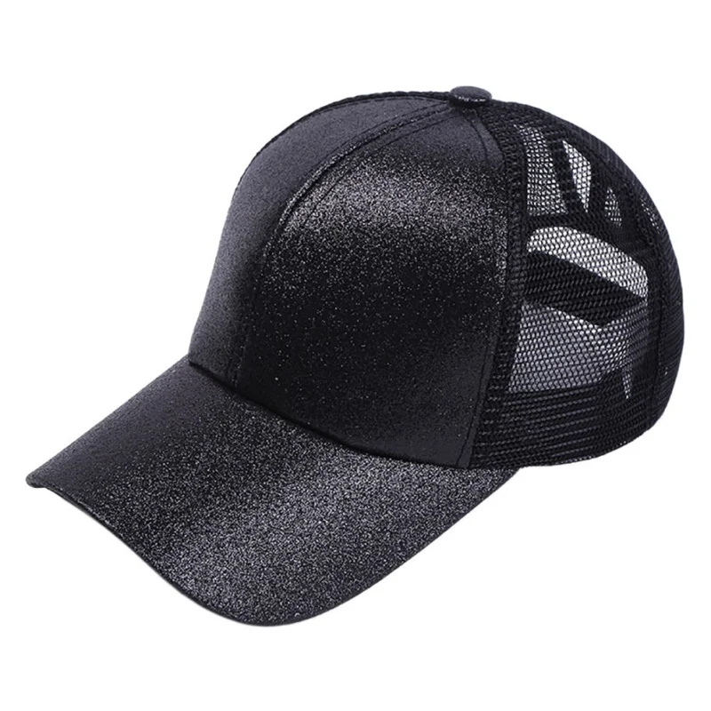 

Ponytail Baseball Cap Fashion Women Cotton Sunshade Mesh Sun Hat Streetwear Accessory New Arrival