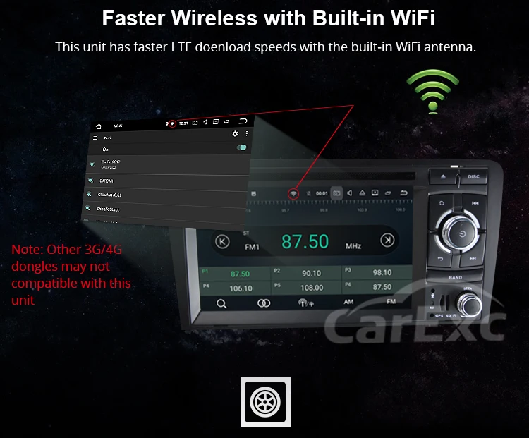 Best Android 9.0 Car DVD Stereo Player for Audi A3/S3(2003-2013) With TPMS/OBD2/DAB+/GPS/WIFI FM GPS Radio Multimedia Carplay 20