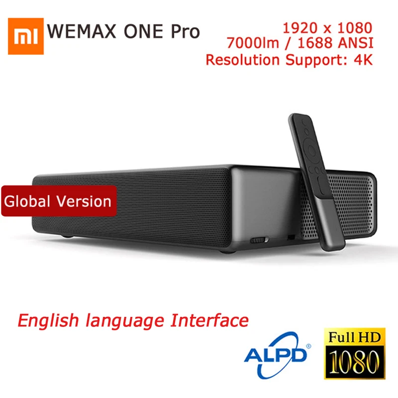 Xiaomi AUN WEMAX ONE Pro Ультра короткий бросок Full HD ALPD 3 0 лазерный проектор 2400 ANSI люмен 1920x1080