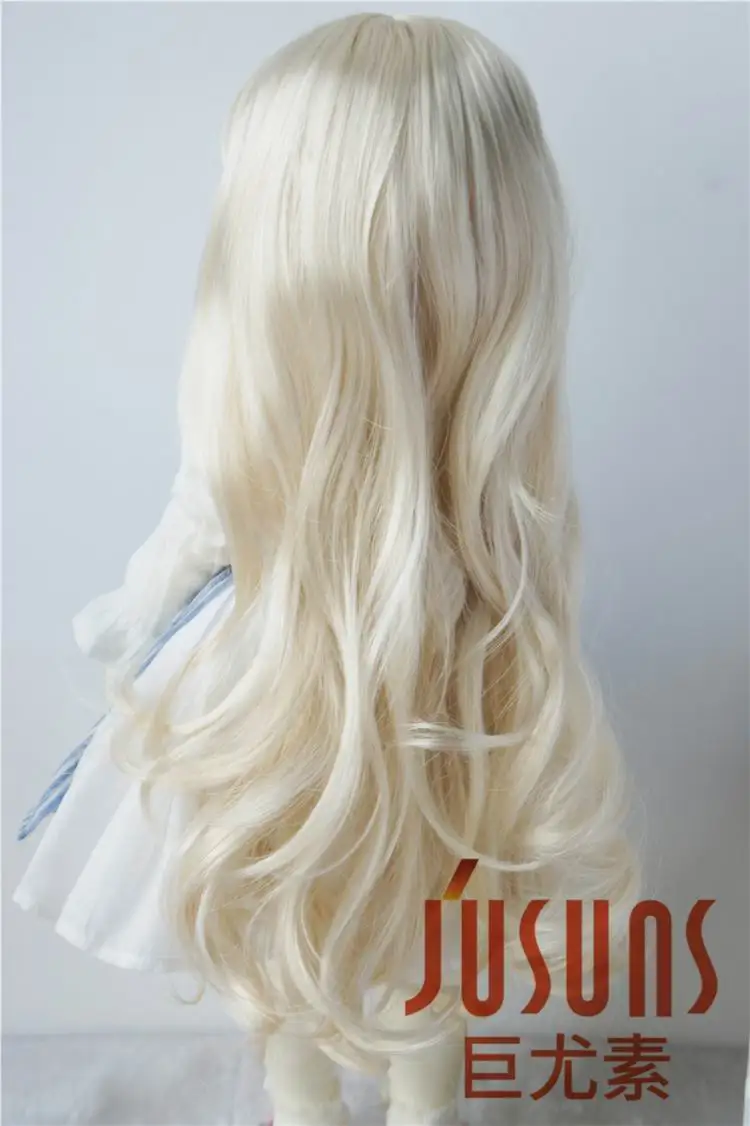 JD028B 1/3 SD кукольный парик Алиса необычный длинный курчавый BJD парик синтезированный мохер парики 8-9 дюймов аксессуары для статуэтки