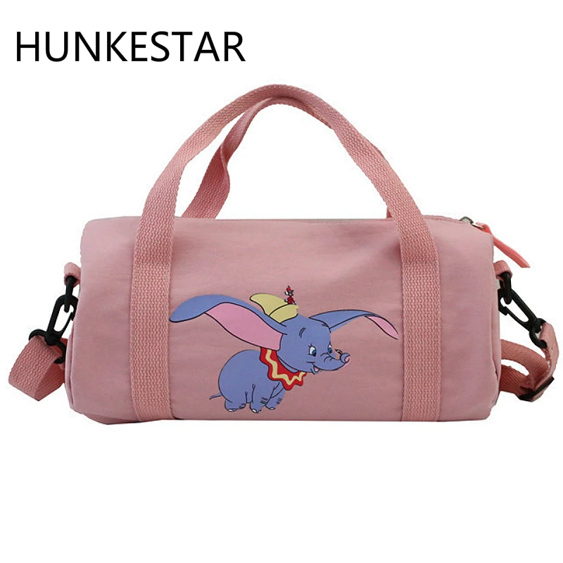 Various Of Cartoon Dinasours Women Sports Gym Totes Bag Multi-Function Nylon Travel Shoulder Bag