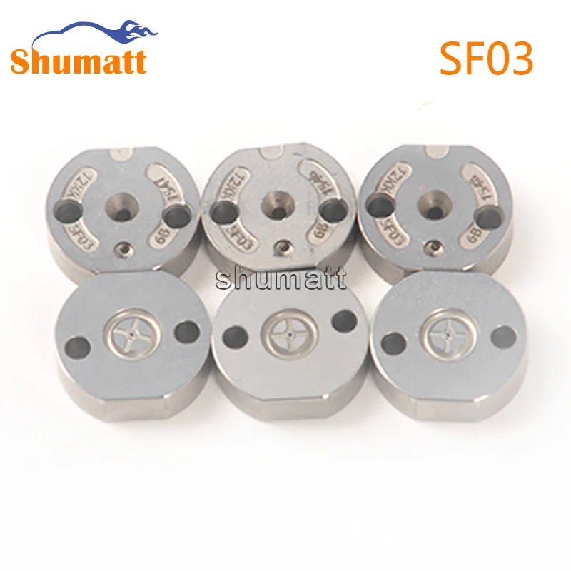 Diesel Injector Orifice Plate 4Pcs SHUMAT 529# SF03 BGC2 Control Valve for Common Rail injectors 23670-30420 23670-0L090