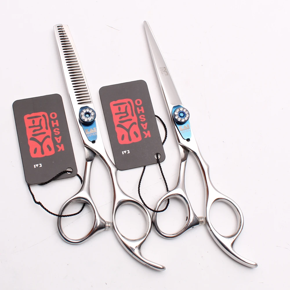 6" 17.5cm 440C Kasho Brand Professional Hair Scissors Hairdressing
