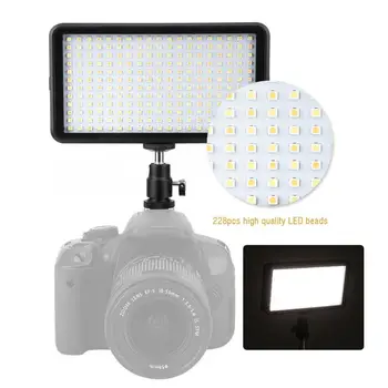 

Phone Light Selfie Light W228 LED Video Light 3200-6000K Dimmable Fill Lights Photography Lamp Set