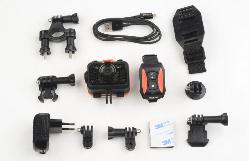 Free shipping32GB+Original Soocoo S60 1080P Full HD Waterproof 60M SOS Sports DV with Remote Contro
