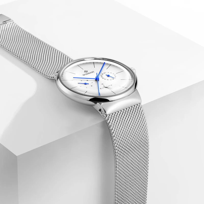 

WISHDOIT Men's Watch Top Brand Luxury Men's Casual Sports Watch Men's Ultra-thin Waterproof Quartz Watch Relogio Masculino+Box
