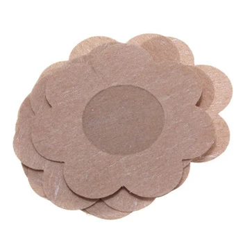 

2016 Breast Petals Sexy Disposable Soft Silicone Nipple Cover Bra Pad Pasties For Women Intimates Accessories 10 Pcs=5Pair