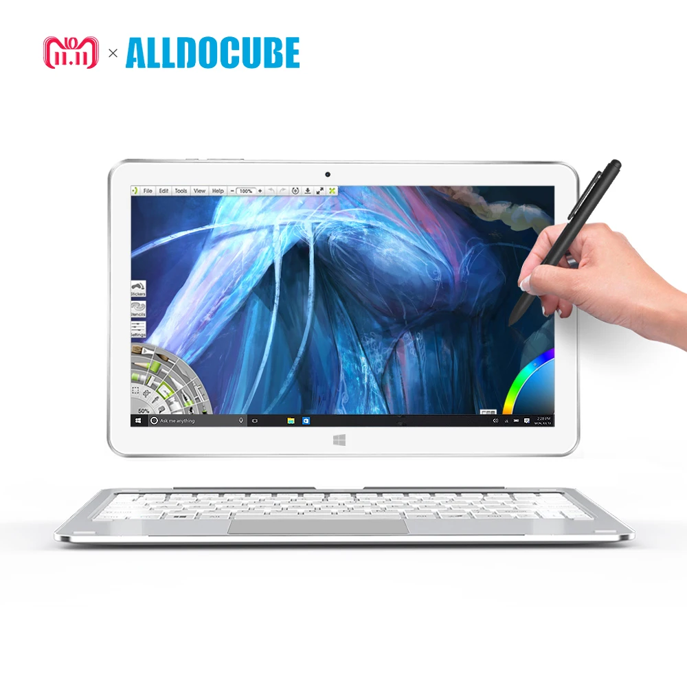 Дюймов 10 6 alldocube Mix Plus дюймов Windows10 планшеты PC intel Kabylake 7Y30 1080*1920 ips полный вид 4 ГБ