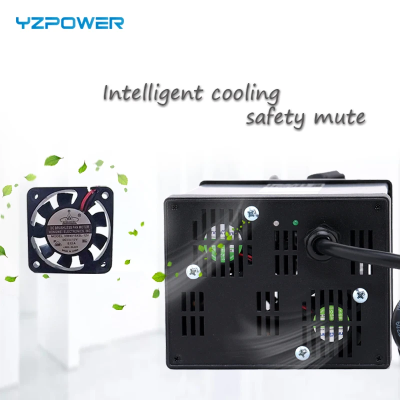 YZPOWER CE Rohs 16S 67 2 V 7A 7.5A 8A 8.5A 9A 9.5A 10A литий ионный аккумулятор зарядное устройство для