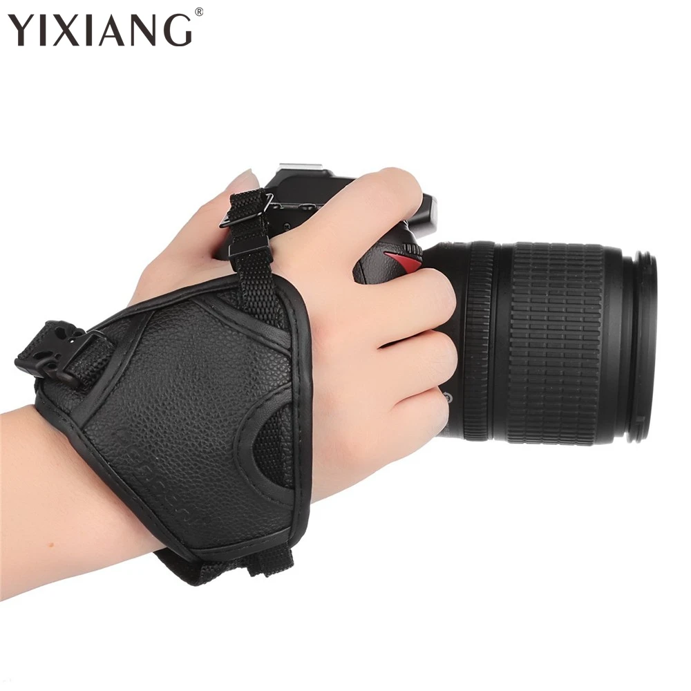 YIXIANG DSLR Camera PU Leather Grip Rapid Wrist Strap Soft
