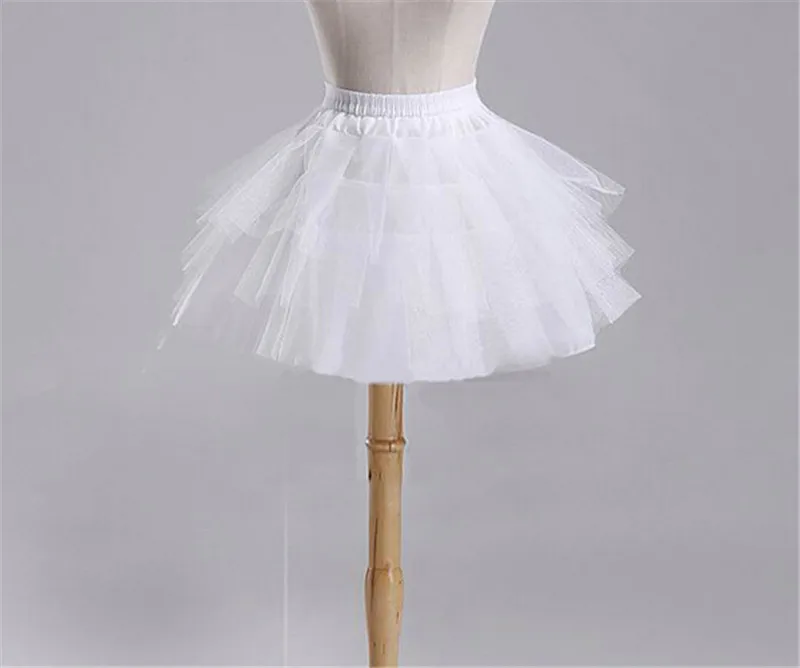 Brand-New-Children-Petticoats-for-Formal-Flower-Girl-Dress-3-Layers-Hoopless-Short-Crinoline-Little-Girls.