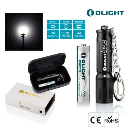 2017 Новый Olight I3E EOS Подарочная коробка EDITION LUXEON TX светодиодный фонарик с батареей