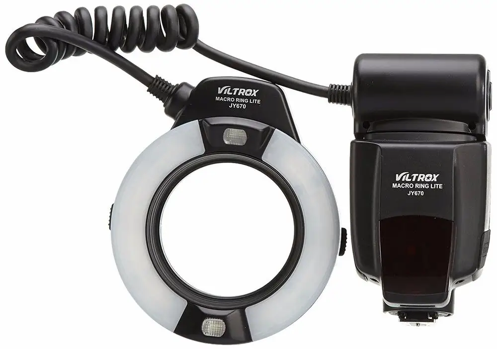 Viltrox JY 670 Macro Ring Light Professional Macro Ring Flash Lite