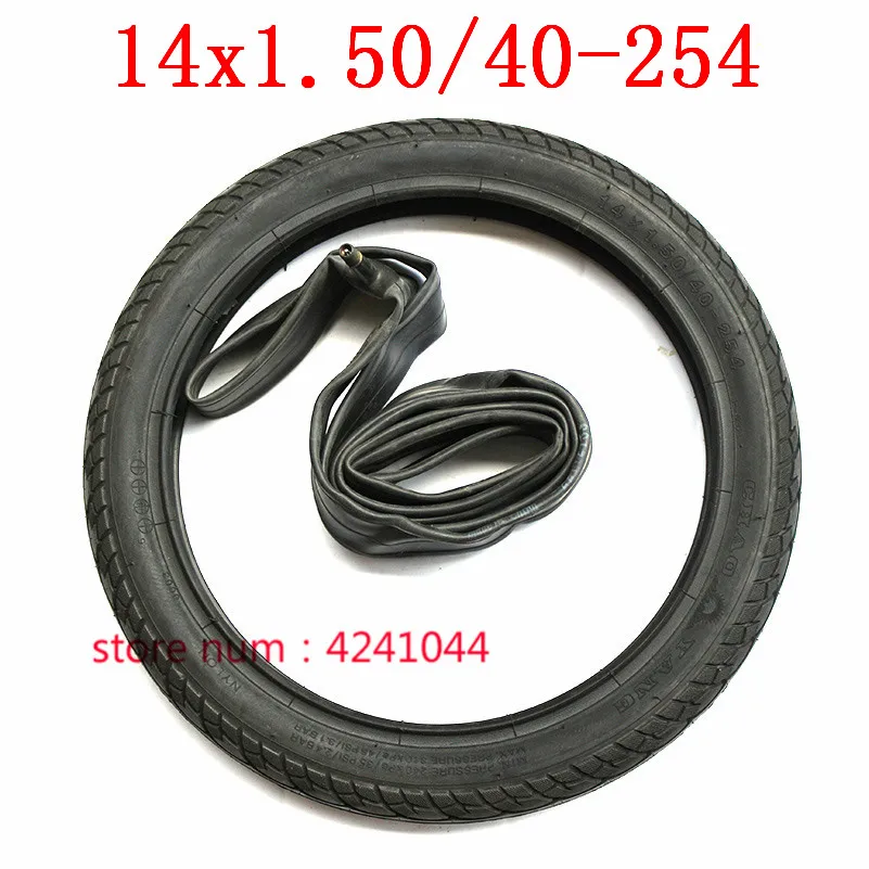 Free shipping Bicycle Tyre 40 254 14X1.50 Tyre Inner Tube Bicycle