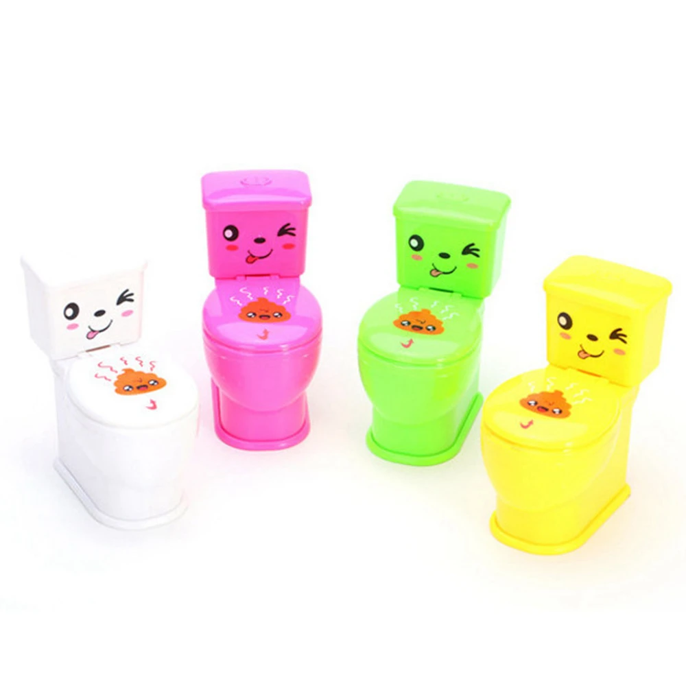 BABELEMI Mini Funny Prank Squirt Spray Water Toilet Closestool Joke Gag font b Toys b font