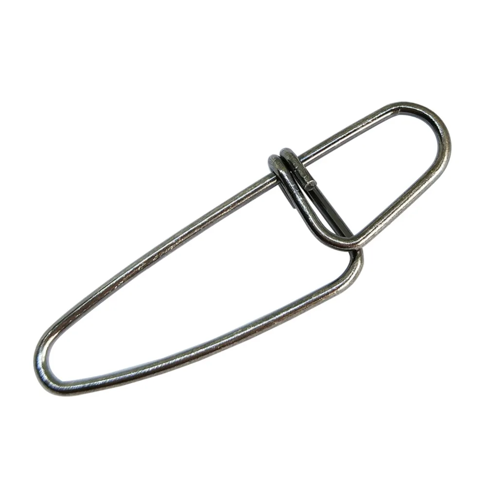 500/1000pcs Swivel Hook Fishing Snap Insurance #0-#8 Stainless Steel Connector Terminal Tackle for Carp | Спорт и развлечения