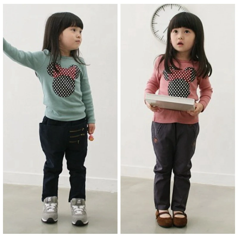 discounted  Baby Girl Clothes Minnie Print Long Sleeve Clothes Kids Coats Cotton Girls Clothing Casual Warm Min