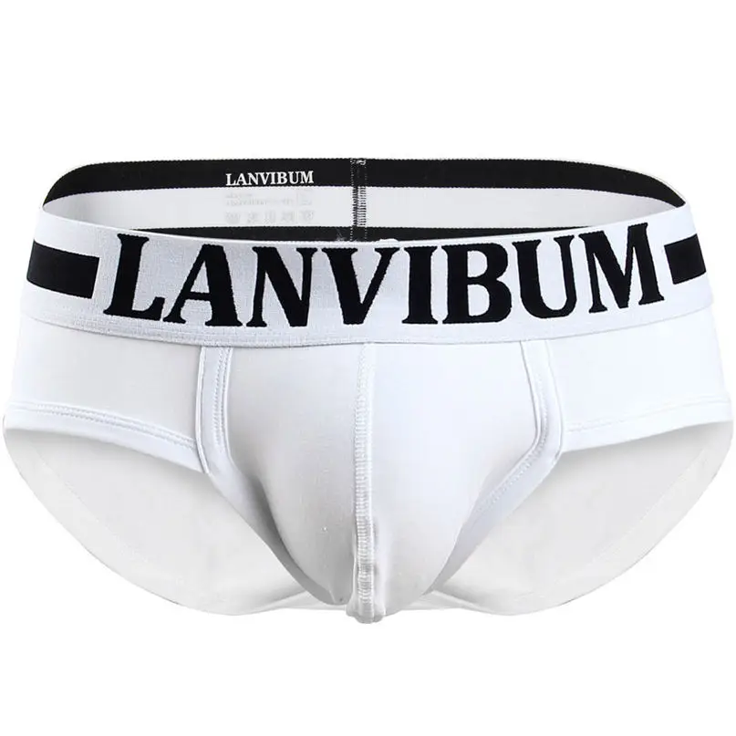 Comfortable Briefs Men Sexy Swimwear Underwear Letter Printed Boxer Briefs Shorts Bulge Pouch Underpants mens swim thong #2D27 (25)
