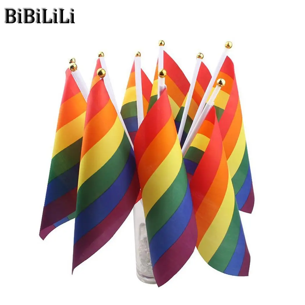 

Rainbow Flag Colorful Rainbow Peace Flags Banner Pride Multi-color Flag Lesbian Gay Parade Flags Home Decoration